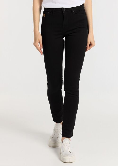 LOIS JEANS -Jeans push up skinny fit - Low waist ultra black