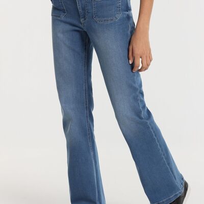 LOIS JEANS -Jeans straight boot - Low waist towel Denim