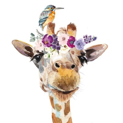 Graziosa giraffa 33x33 cm