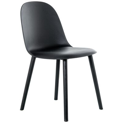 BLACK PP CHAIR _45X49X81CM LL61195