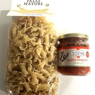 Duo Naturnudeln 300 g und provenzalische Soße 21 cl