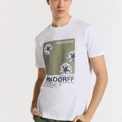 BENDORFF -T-Shirt mit kurzen Ärmeln und grafischer Blume