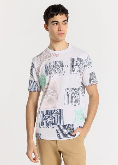 BENDORFF -T-shirt Short Sleeve All-Over Print Zebra