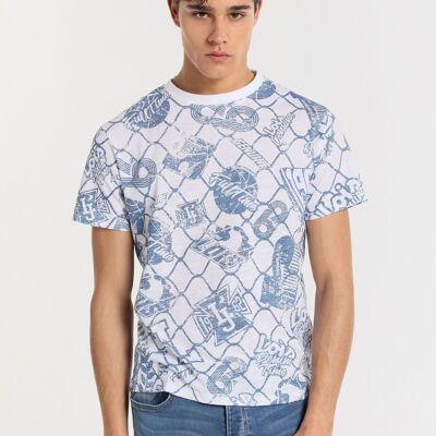 LOIS JEANS -T-shirt a maniche corte con grafica basket