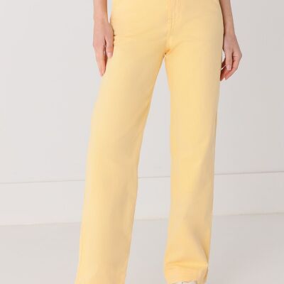 CIMARRON - Olivia-Nectar Chinos | Hoher Bund – gerades, weites Bein |135006