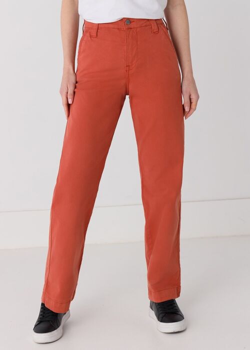 CIMARRON - Olivia-Nectar Chinos | High Rise- Straight Wide Leg |135024