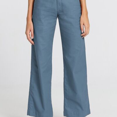 CIMARRON - Chino Trousers - High Rise - Straight Wide leg | 135074