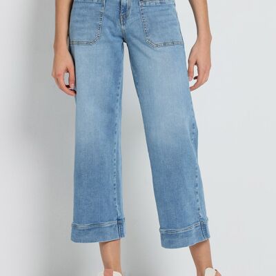 CIMARRON - Jeans Martina-Ariane | Mid Rise- Wide Leg Crop |135219