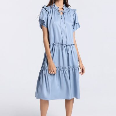 V&LUCCHINO - Short dress with bow on the neck |134698