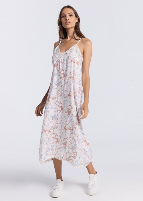 V&LUCCHINO - Midi cut dress with straps |134723