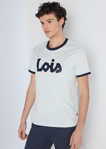 LOIS JEANS - T-shirt manches courtes logo contrasté |134750
