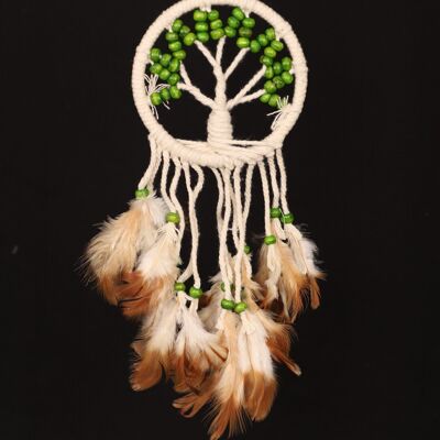 Dreamcatcher - 9797 tree of life - green - 12cm