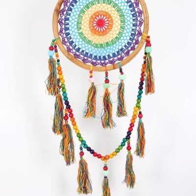 Dreamcatcher Bamboo Rainbow Crochet
