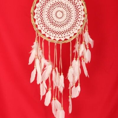 Dreamcatcher crochet rattan 27 cm