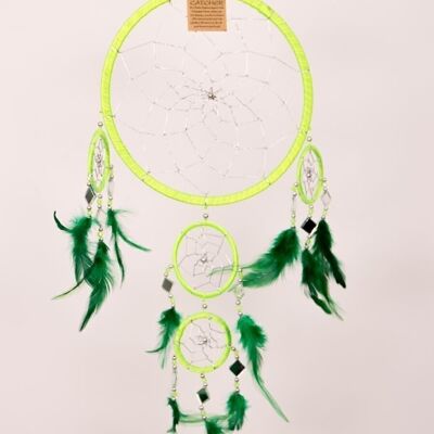 Dreamcatcher Spiegel 22cm-lindgrün