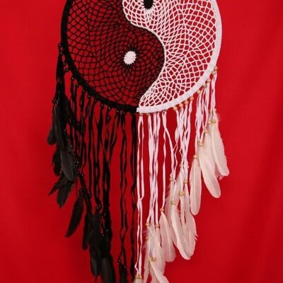 Attrape-rêves YinYang Crochet 40cm