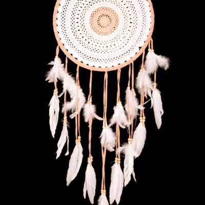 Dreamcatcher crochet with brown core