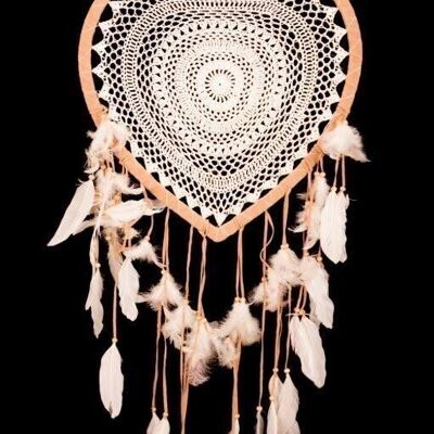 Dreamcatcher Herz häkeln - 40cm