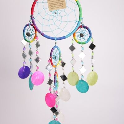 Dreamcatcher Spiegelschale 11 CM - Regenbogen