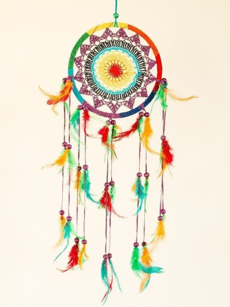 Arcobaleno all'uncinetto 22cm