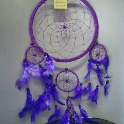 Dreamcatcher 42cm Purple