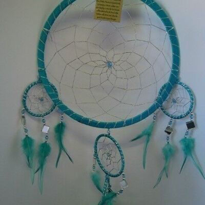 Dreamcatcher - Mirror - 22cm - Turquoise