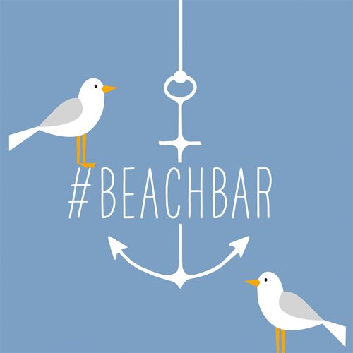 Beach Bar 33x33 cm