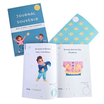 Souvenir-Tagebuch – Meine Stufen der Montessori-Autonomie