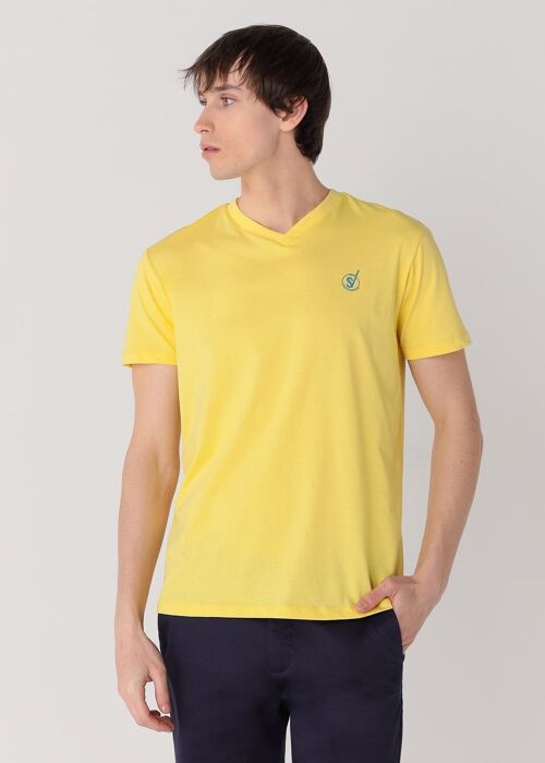 SIX VALVES - Short sleeve v-neck t-shirt |134323