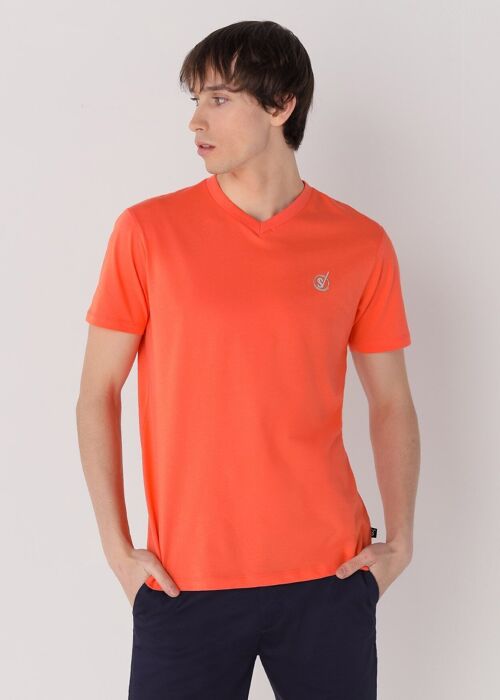 SIX VALVES - Short sleeve v-neck t-shirt |134324