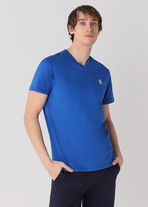 SIX VALVES - Short sleeve v-neck t-shirt |134327