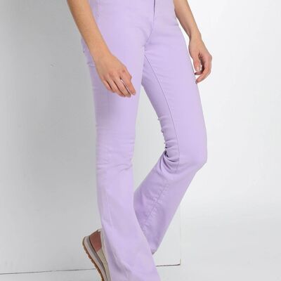 CIMARRON - Pantaloni color Gracia-Nectar | Vita alta - Taglio a stivale |133834