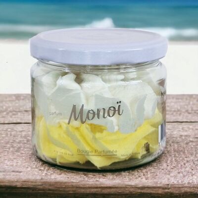 SCENTED CANDLES IN GLASS "CHANTILLY" | MONOI DE TAHITI