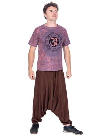 Pantalon de yoga marron pour hommes 2