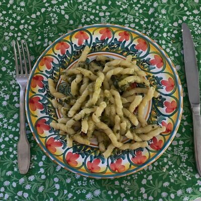 Busiate Al Pistacchio - Pâtes typique Sicilienne à la pistache