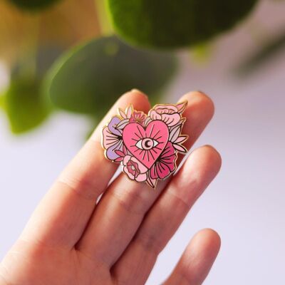 Ex-voto flowers pin