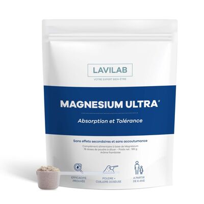 Complément Magnésium Haute Teneur et Absorption - Qualité Supérieure MAGNESIUM ULTRA