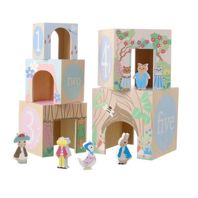 Peter Rabbit™ Wooden Stacking Cubes  