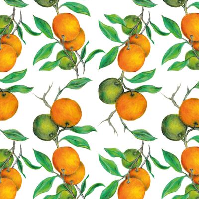 Servilleta Naranja Preciosa 33x33