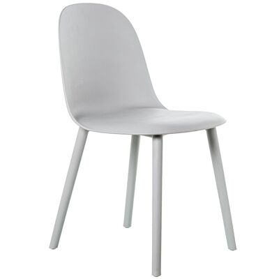 GRAY PP CHAIR _45X49X81CM LL61193