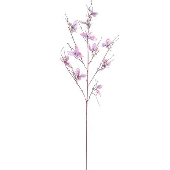 BRANCHE DE PAPILLONS VIOLETTES POLYESTER9 _92CM LL27457 1