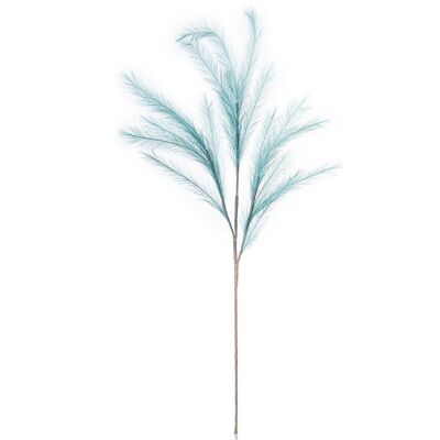 BLUE POLYESTER FEATHER BRANCH _103CM LL27466