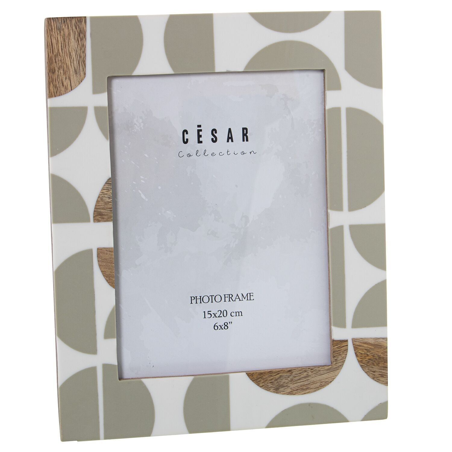 FOTOHALTER 15X20CM HARZ/HOLZ _EXT:21,4X26,4X1,7CM LL69856