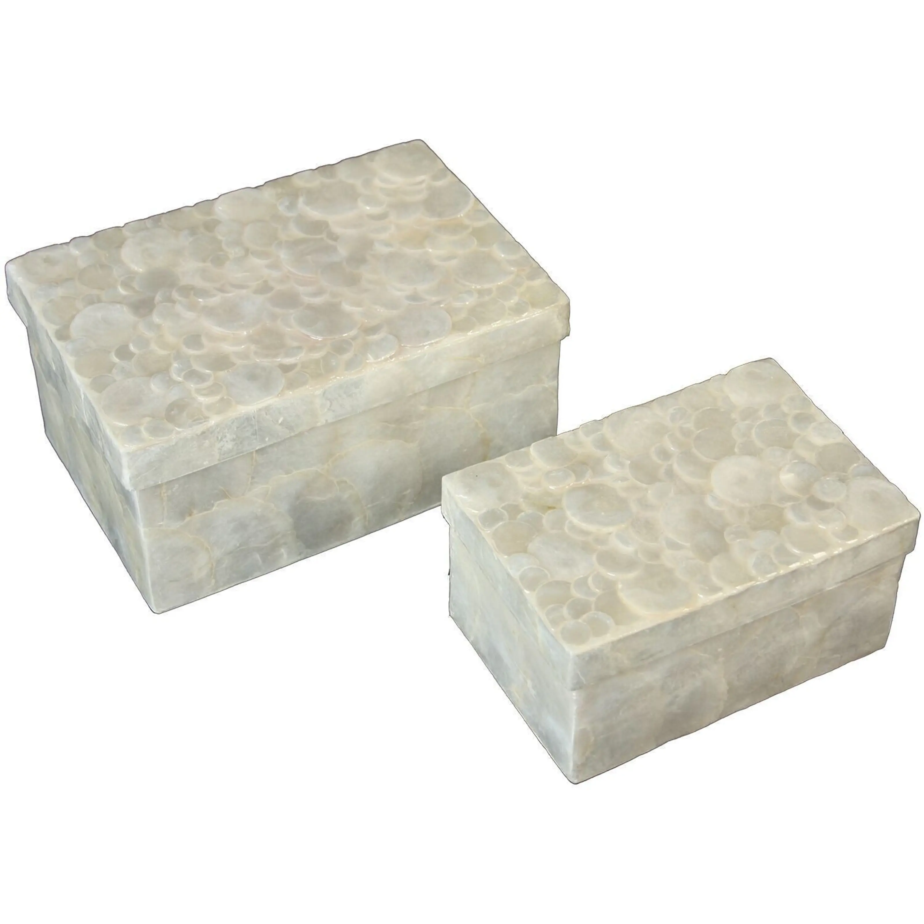 Al Rect Box Buy wholesale SET 2 RECT BOXES NATURAL NEAR OF PEARL CIRCLES _21 ...