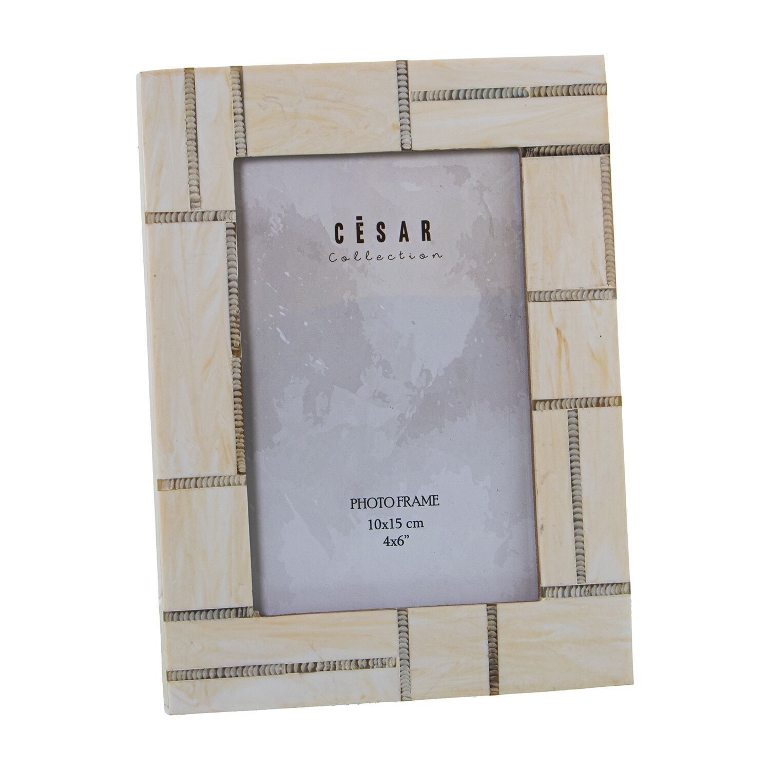 FOTOHALTER 10X15CM HARZ/KNOCHEN/HOLZ _EXT:14,4X19,5X1,2CM LL69887