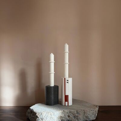 Kibo | Candle Holder Set 01 | Tobacco