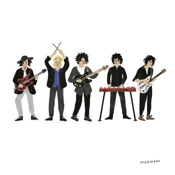 Art print groupe rock The Cure par Antoine Corbineau 2