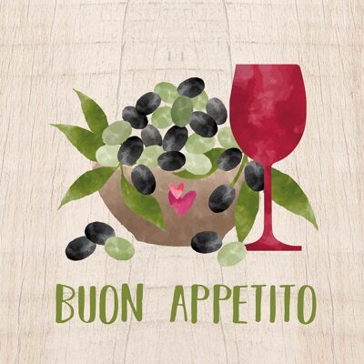 Buon Appetito Napkin 33x33