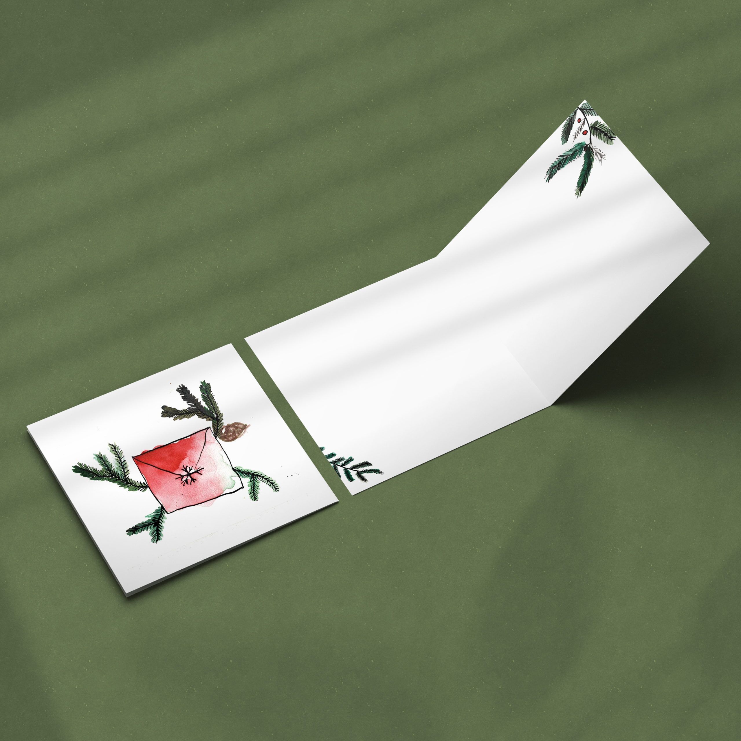 Weihnachtsbriefkarte (Großformat)