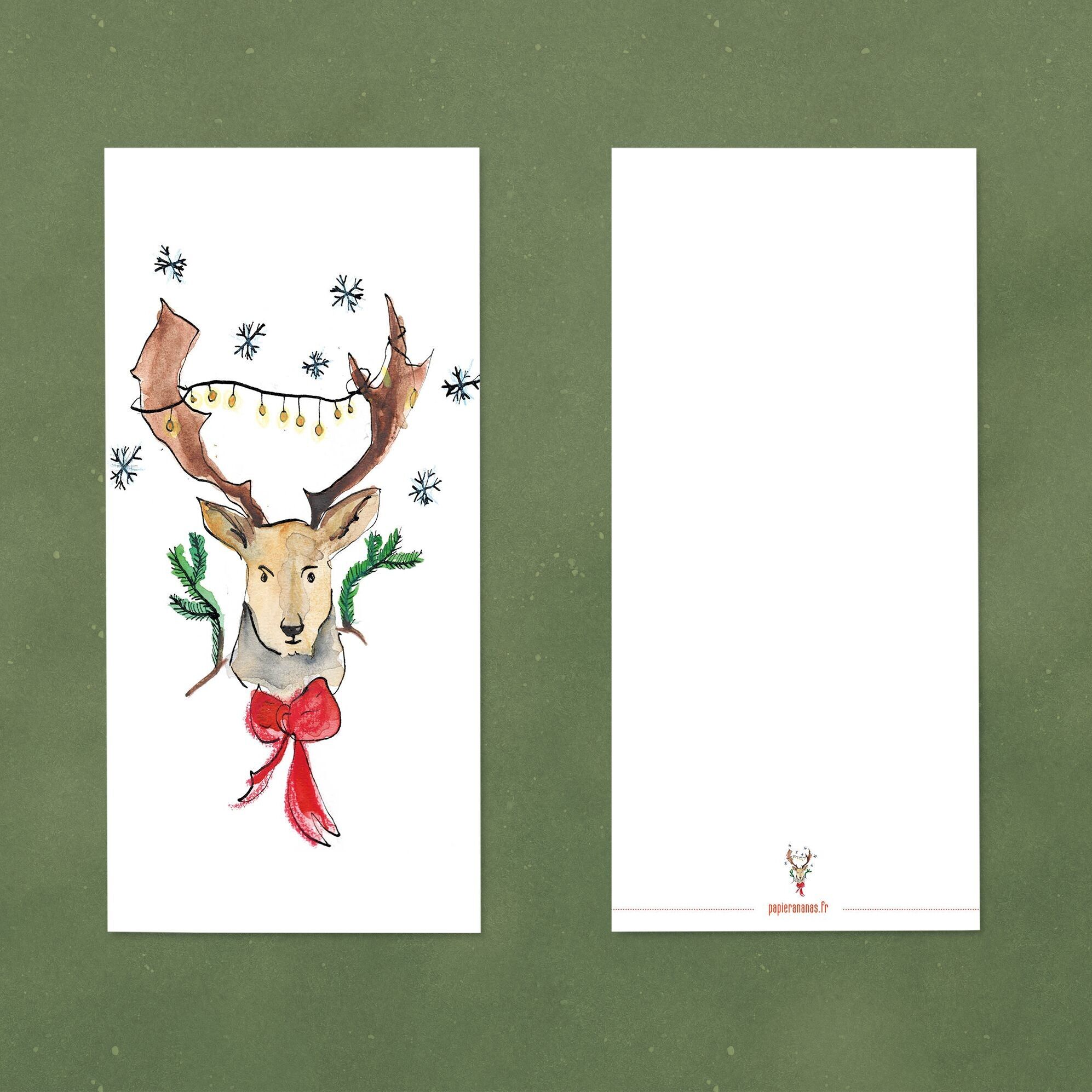 Card Christmas Reindeer